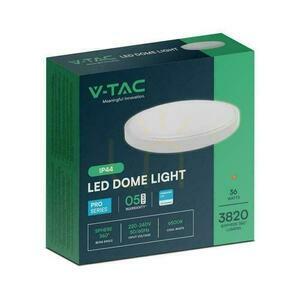 Plafond V-TAC 36W LED SAMSUNG CHIP kerek 35cm felszíni szerelés IP44 fehér VT-8630 6500K 3820lm 5 év garancia 5 év garancia small 2