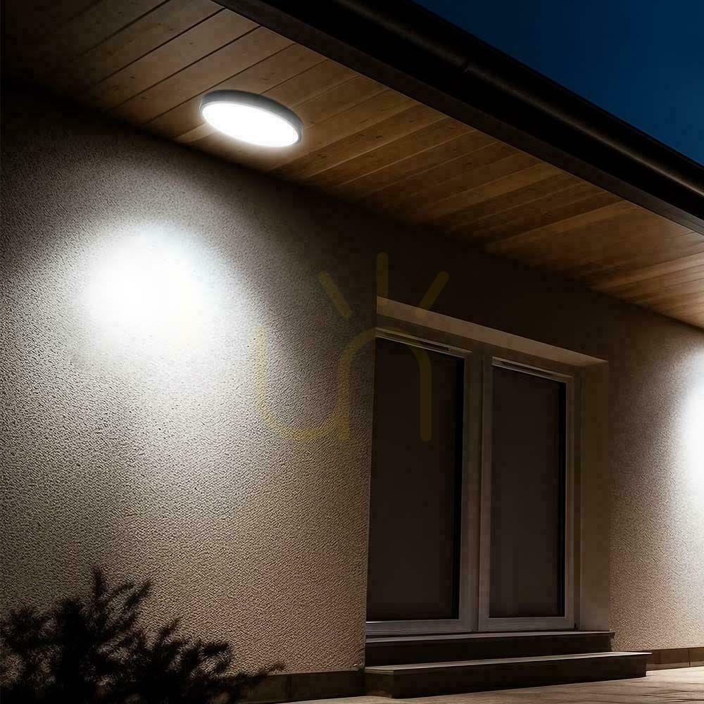 Előnézet Plafond V-TAC 24W LED SAMSUNG CHIP kerek 30cm felszíni szerelés IP44 fekete VT-8624B 3000K 2500lm 5 év garancia 5 év garancia Plafond V-TAC 24W LED SAMSUNG CHIP kerek 30cm felszíni szerelés IP44 fekete VT-8624B 3000K 2500lm 5 év garancia 5 év garancia