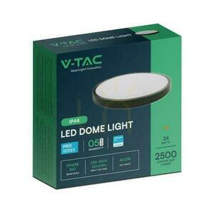 V-TAC VT-8624B fekete LED mennyezeti lámpa 24 W 4000 K Ø 29,5 cm IP44 small 2