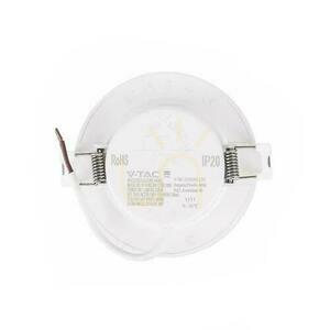 V-TAC VT-61003RD-S kerek süllyesztett LED panel 3W 3000K 330lm fehér, Samsung chip small 2