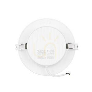 V-TAC 12W LED SAMSUNG CHIP süllyesztett panel kerek 170x28mm VT-61012RD-S 6500K 1200lm 5 év garancia small 2