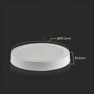 V-TAC VT-60006RD-S LED mennyezetre szerelhető downlight 6 W 4000 K fehér 121,2 mm small 3
