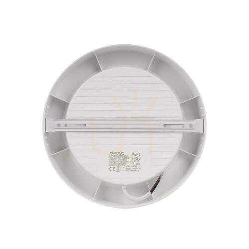 Jelölje be Felületi panel V-TAC 12W LED SAMSUNG CHIP kerek 167x30mm VT-60012RD-S 3000K 1200lm 5 év garancia