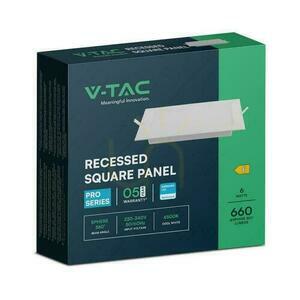 V-TAC VT-61006SQ-S Samsung süllyesztett LED panel 6 W fehér 12 × 12 cm 6500 K small 4