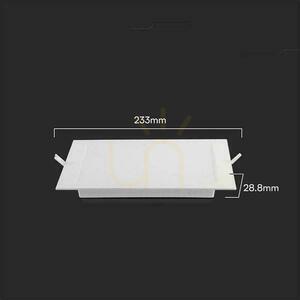 V-TAC 18W LED SAMSUNG CHIP süllyesztett panel négyzet alakú 220x220mm VT-61018SQ-S 3000K 1850lm 3000K small 3