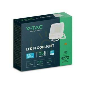 V-TAC 50W SAMSUNG CHIP PRO-S fehér VT-44055 4000K 4270lm LED projektor 5 év garancia small 3