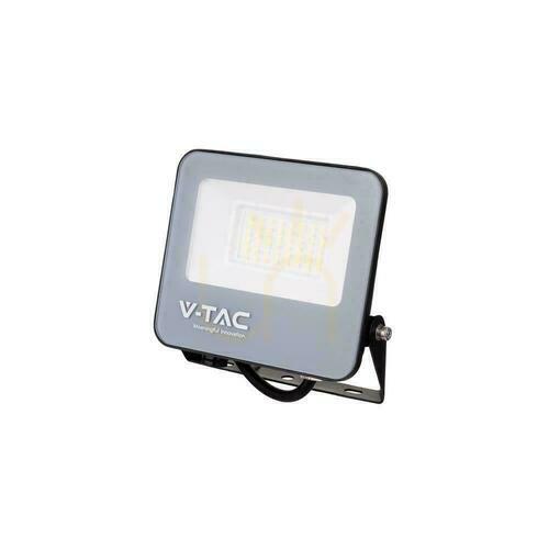 Jelölje be V-TAC 30W SAMSUNG CHIP LED projektor fekete 160Lm / W VT-44031 6500K 4800lm 5 év garancia