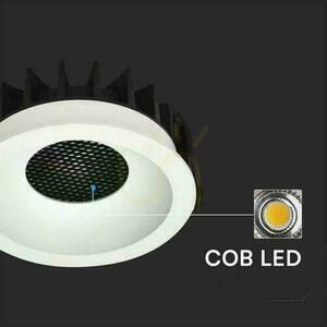 V-TAC LED Downlight 12W BRIDGELUX CHIP CCT Fehér Raszter Káprázásgátló mézes méhsejt VT-17012 3000K-4000K-6400K 1180lm 6 V-TAC LED Downlight 12W BRIDGELUX CHIP CCT Fehér Raszter Káprázásgátló mézes méhsejt VT-17012 3000K-4000K-6400K 1180lm small 6