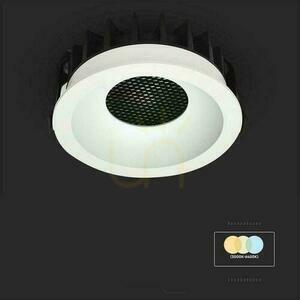 V-TAC LED Downlight 12W BRIDGELUX CHIP CCT Fehér Raszter Káprázásgátló mézes méhsejt VT-17012 3000K-4000K-6400K 1180lm 7 V-TAC LED Downlight 12W BRIDGELUX CHIP CCT Fehér Raszter Káprázásgátló mézes méhsejt VT-17012 3000K-4000K-6400K 1180lm small 7