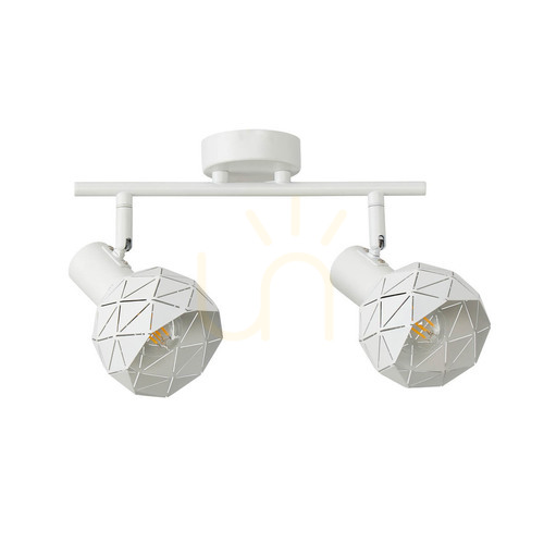 Jelölje be Italux Spotlámpa 2xE14 fehér acél 30 cm SPL-3480-2-W