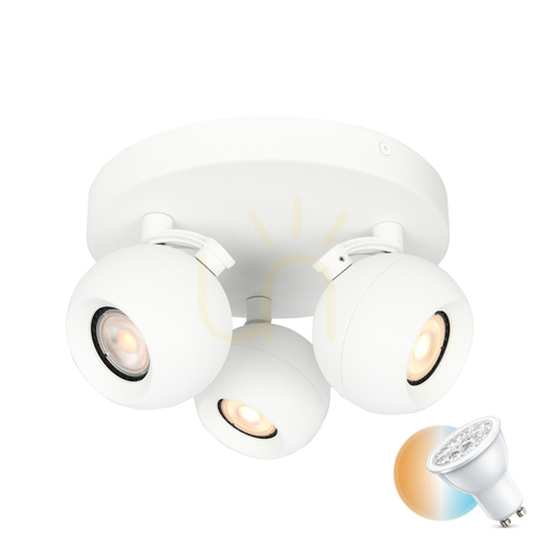 Jelölje be Spotlámpa Italux Lafin fehér 3xGU10 22 cm SPL-45379-3R-WH