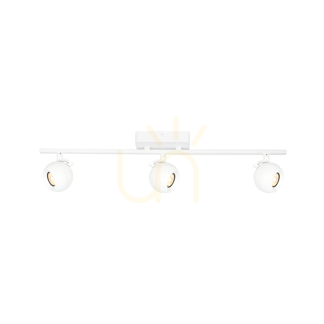 Kilátás Italux 3 pontos fehér LED spotlámpa GU10 alumínium SPL-45379-3-WH Italux 3 pontos fehér LED spotlámpa GU10 alumínium SPL-45379-3-WH