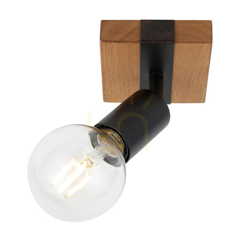 Jelölje be Spotlámpa Italux Molini fekete E27 1x40W SPL-2079-1