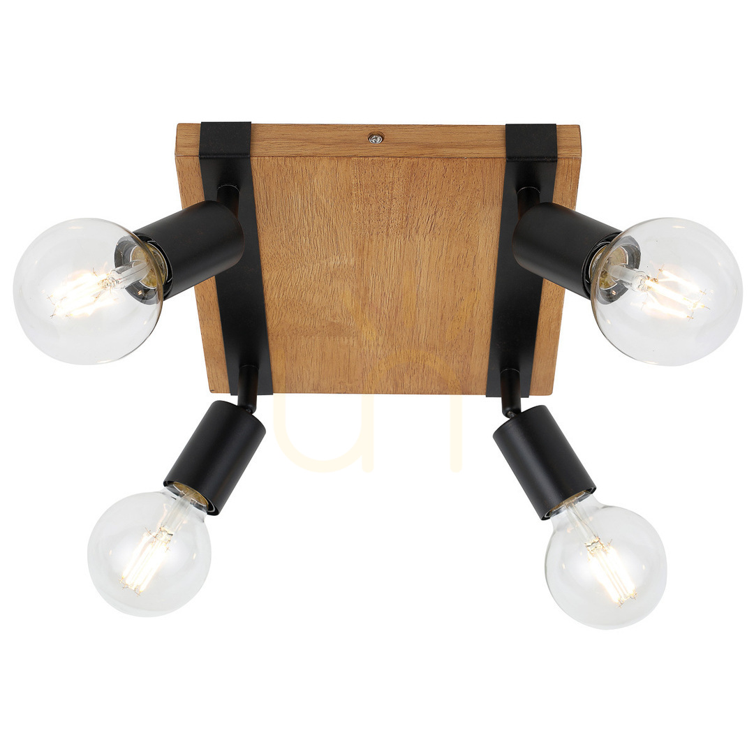 Jelölje be Italux Molini fekete 4-ágú E27 LED spotlámpa SPL-2079-4 Italux Molini fekete 4-ágú E27 LED spotlámpa SPL-2079-4