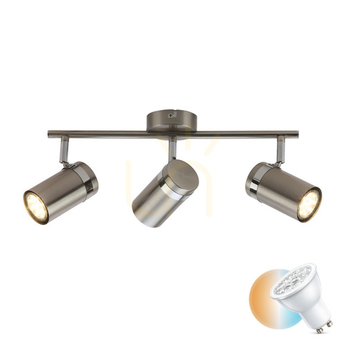 Jelölje be Italux spotlámpa ezüst 3xGU10 LED 35W SPL-2024-3