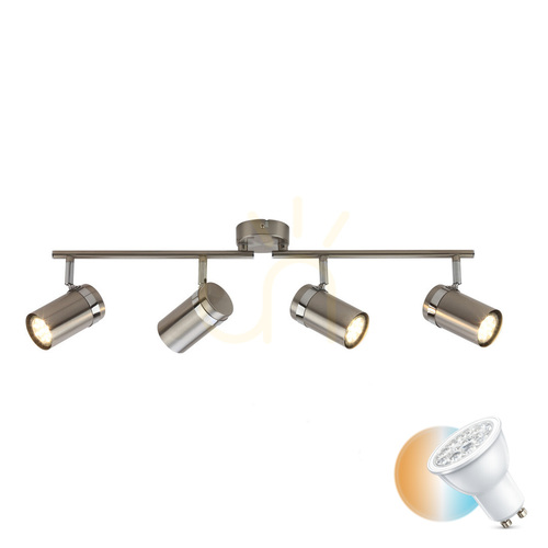 Jelölje be Italux spotlámpa 4xGU10 LED 35W ezüst 72 cm SPL-2024-4