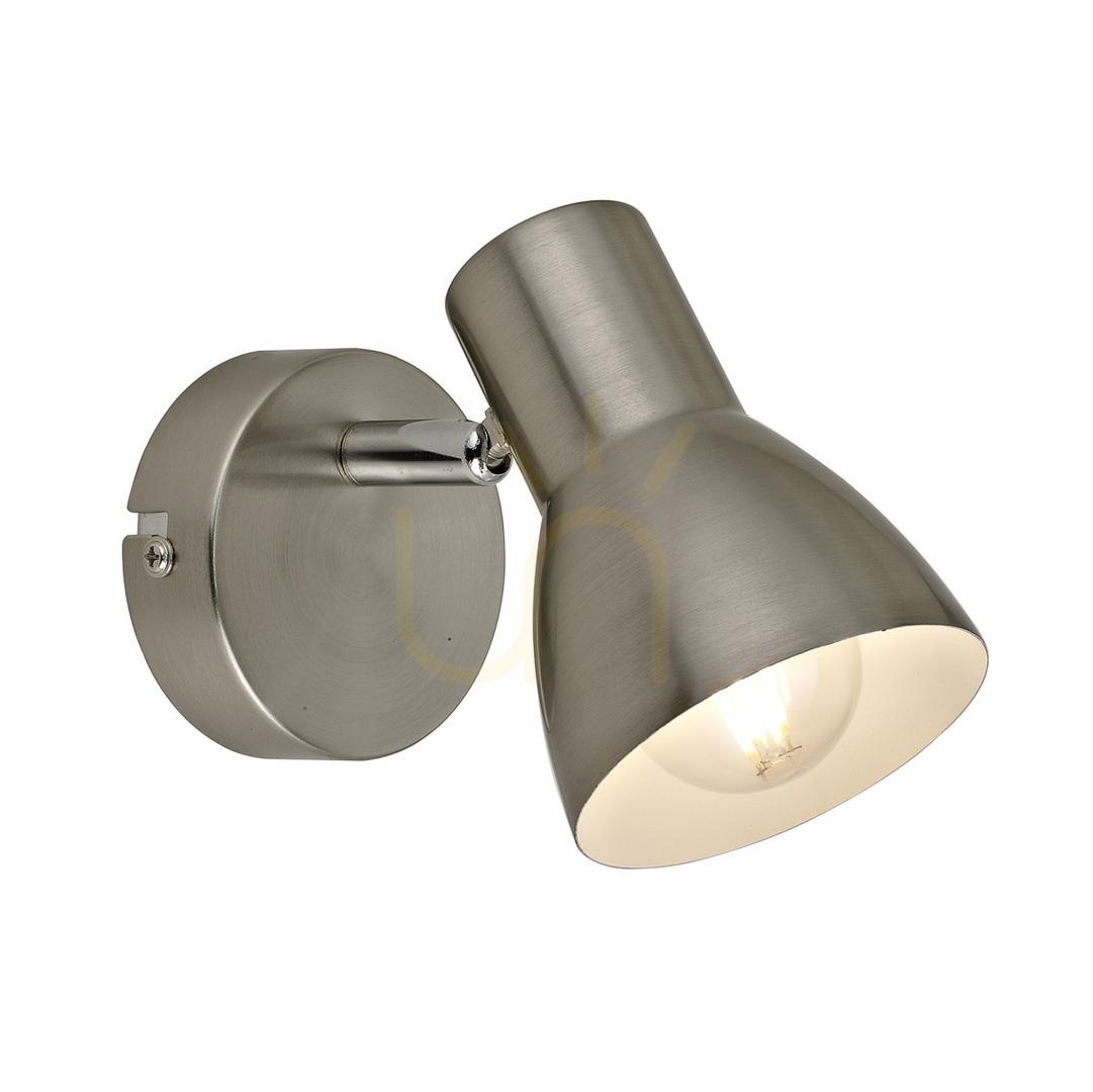 Jelölje be Spotlámpa Italux Riado Ezüst E14 1x40W IP20 8 cm SPL-3422-1-SN Spotlámpa Italux Riado Ezüst E14 1x40W IP20 8 cm SPL-3422-1-SN