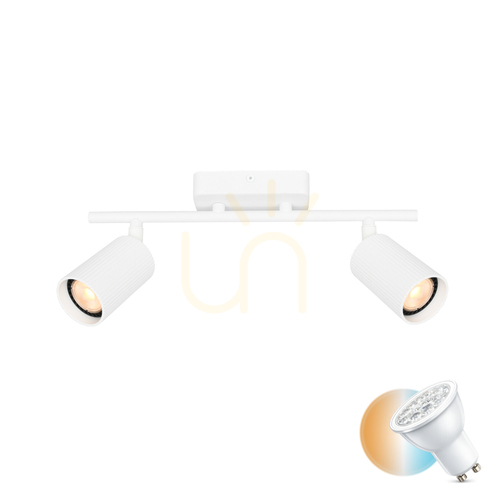 Jelölje be Spotlámpa Italux Tris 2xGU10 fehér, 34 cm, alumínium-acél, SPL-46829-2-WH