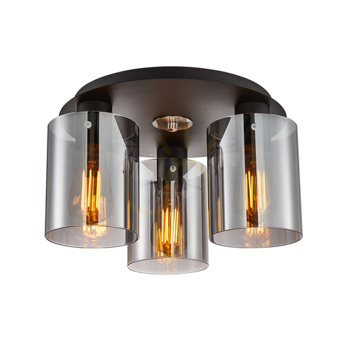 Jelölje be Spotlámpa Italux Sardo fekete 3 égős E27 39 cm SPL-5581-3SC-BK-SG