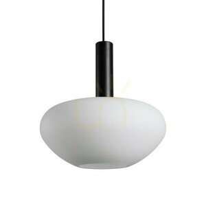 Italux Gater függőlámpa, fekete, opálüveg búrával, E27, PND-23541A-1-BK-OP small 4