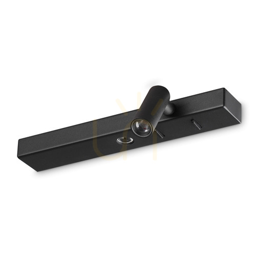 Jelölje be Fali lámpa Ideallux BONNE NUIT NUIT-2 AP fekete LED 6,5W 22 cm 336817