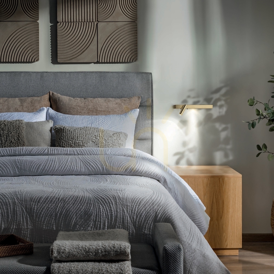 Kilátás Fali lámpa Ideallux BONNE NUIT 2xLED 6,5W sárgaréz 22 cm 345505 Fali lámpa Ideallux BONNE NUIT 2xLED 6,5W sárgaréz 22 cm 345505