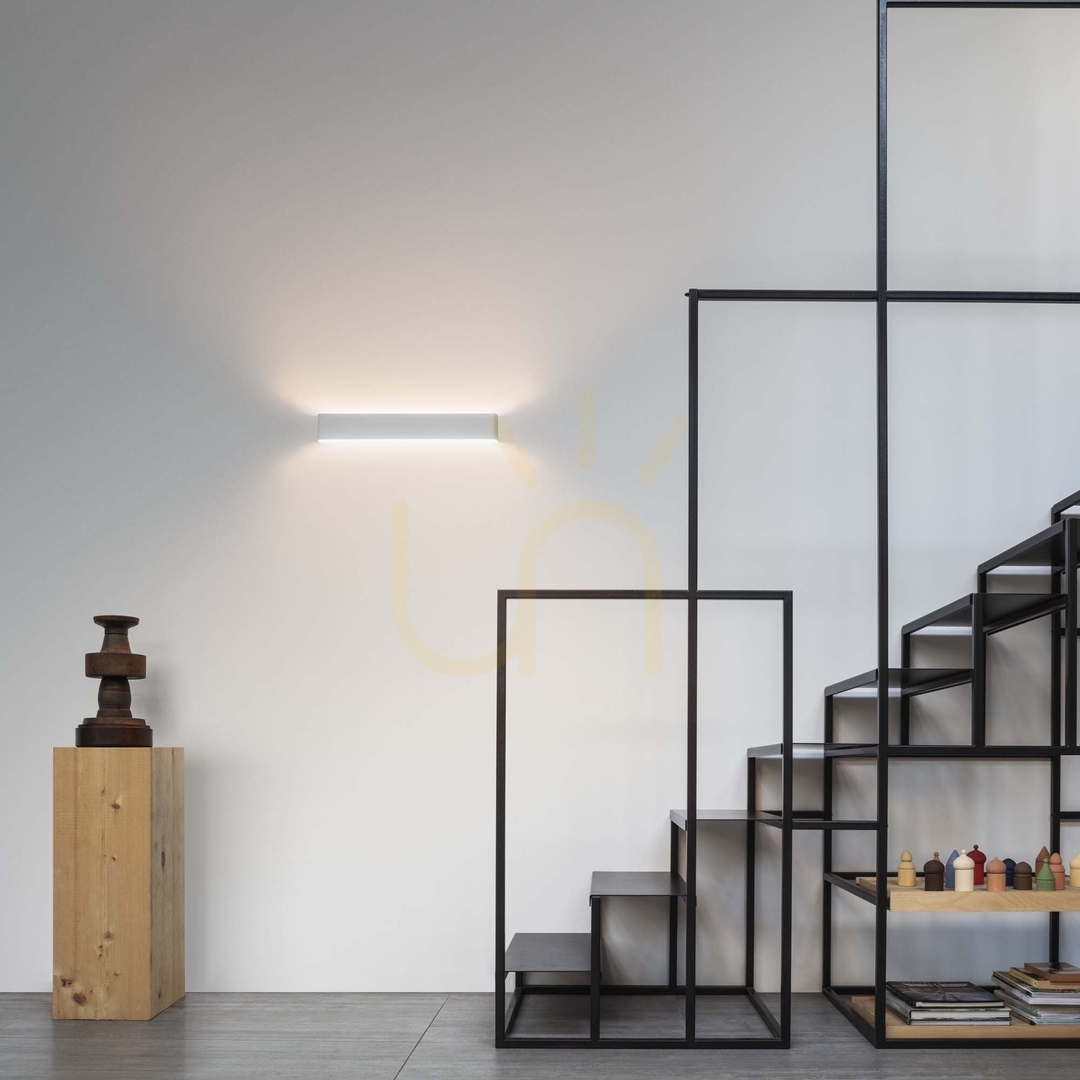 Kilátás Fali lámpa Ideallux Delta fekete LED 14W 4000K 41 cm 345208 Fali lámpa Ideallux Delta fekete LED 14W 4000K 41 cm 345208