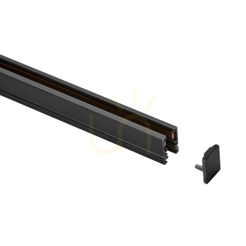 Jelölje be Végzáró Ideallux DEVA Surface End Cap fekete alumínium 332635