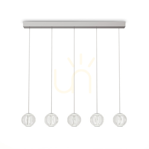 Jelölje be Függőlámpa Ideallux DIAMOND SP5 króm átlátszó LED 23W 84 cm 343471