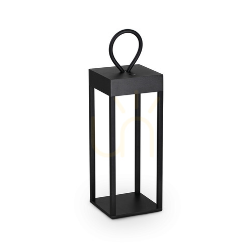 Jelölje be Asztali lámpa Ideallux ENYA fekete LED 5W alumínium 30 cm 323237