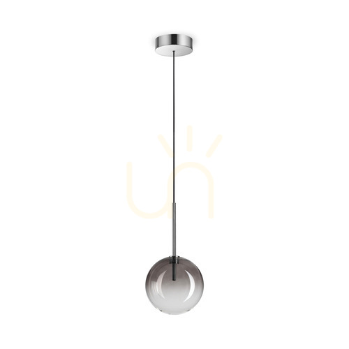 Jelölje be Függőlámpa Ideallux Equinoxe SP1 D15 füstszürke üveg króm 326351