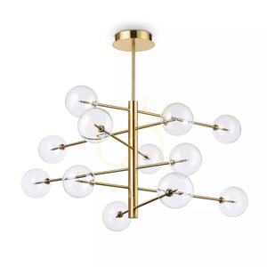 Függőlámpa Ideallux Equinoxe SP12 Ambra Sfumato króm üveg 345383 small 2