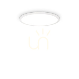Kültéri mennyezeti lámpa Ideallux FLY Slim PL D45 fehér 26W 2700K 341231 small 0