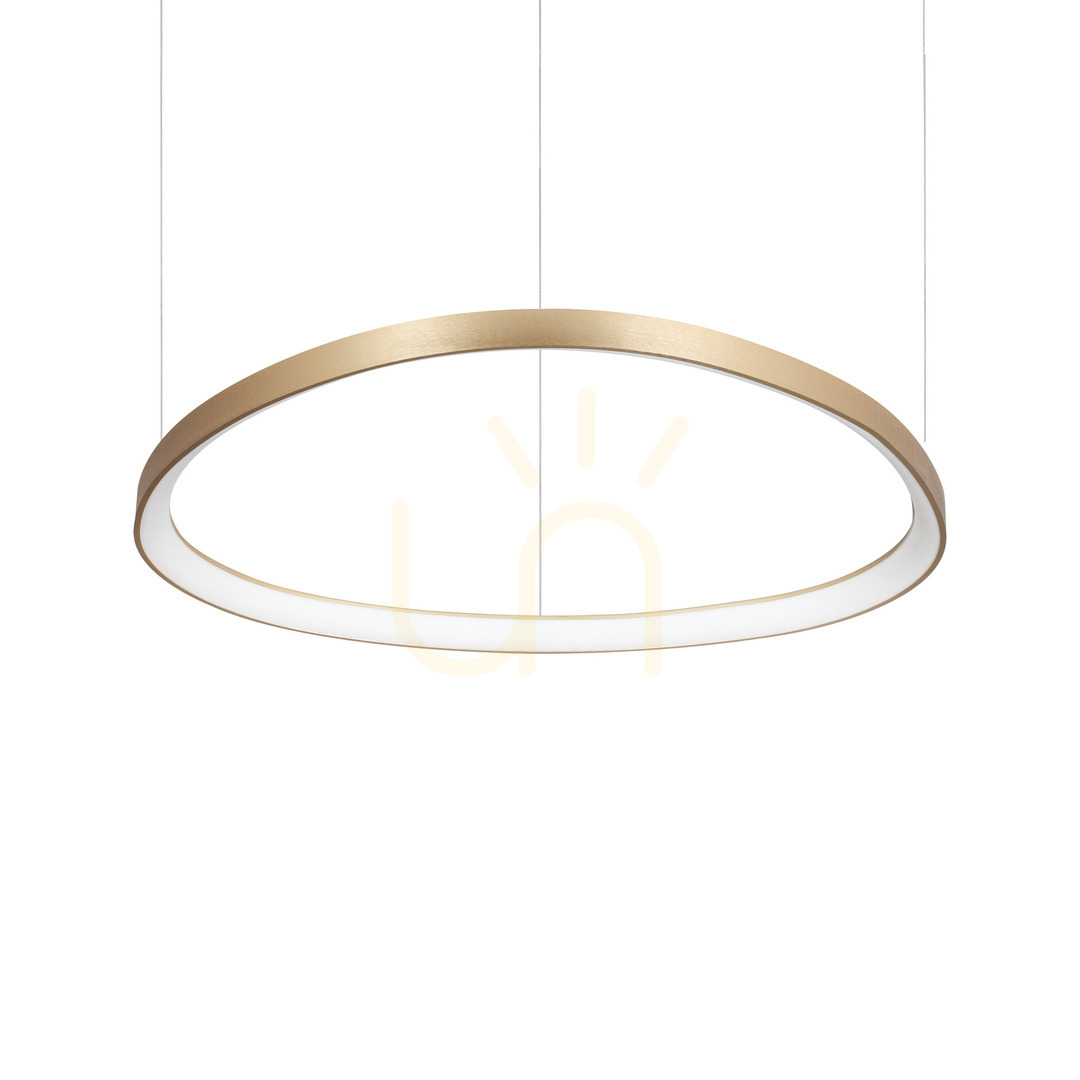 Jelölje be Függőlámpa Ideallux Gemini 341606 sárgaréz LED 56W 81 cm 2700K Függőlámpa Ideallux Gemini 341606 sárgaréz LED 56W 81 cm 2700K