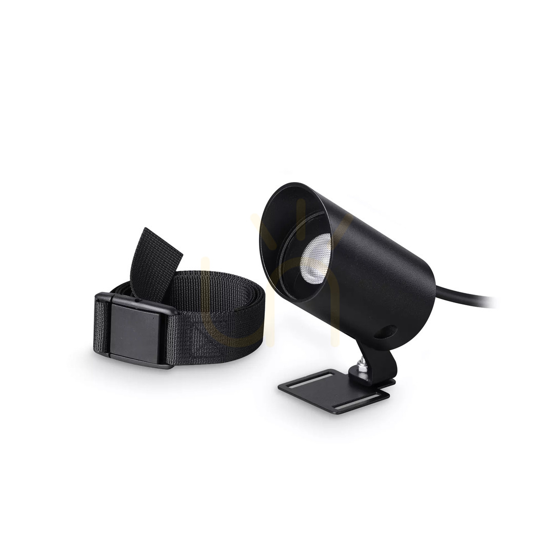 Kilátás Kültéri fali lámpa Ideallux KOALA fekete LED 7W 345666 Kültéri fali lámpa Ideallux KOALA fekete LED 7W 345666