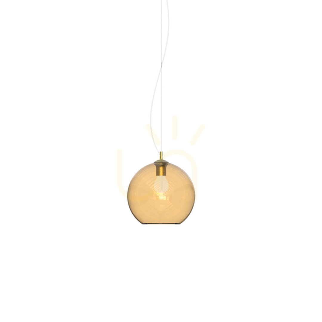 Jelölje be Függőlámpa Ideallux NEMO SP1 D20 AMBRA sárgaréz üveg E27 339047 Függőlámpa Ideallux NEMO SP1 D20 AMBRA sárgaréz üveg E27 339047