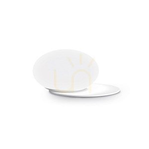 Asztali lámpa Ideallux NINFEA TL1 BIANCO fehér üveg-fém 20 cm 318325 small 0