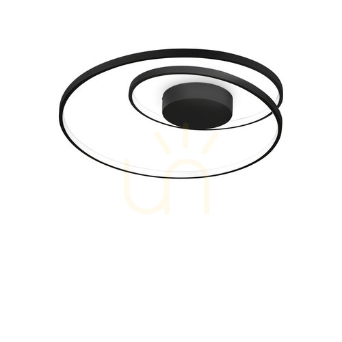 Jelölje be Plafon lámpa Ideallux OZ 342320 fekete LED 47W 4000K 60 cm