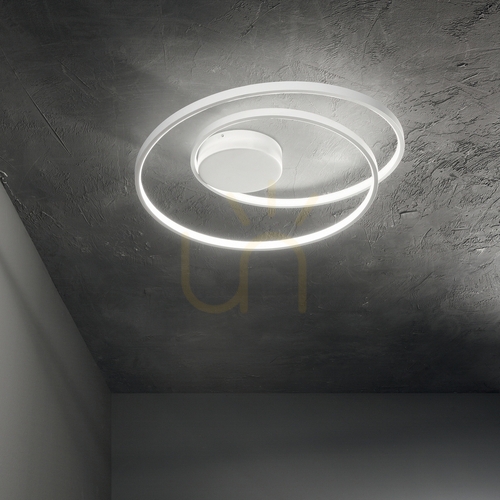 Jelölje be Plafon Ideallux OZ 342337 LED 47W 4000K sárgaréz 60 cm