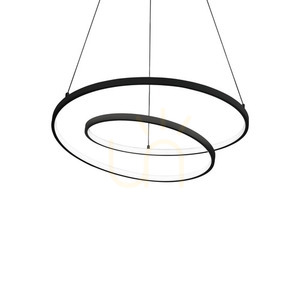 Függőlámpa Ideallux OZ D60 342382 fekete LED 47W 4000K 60 cm small 0