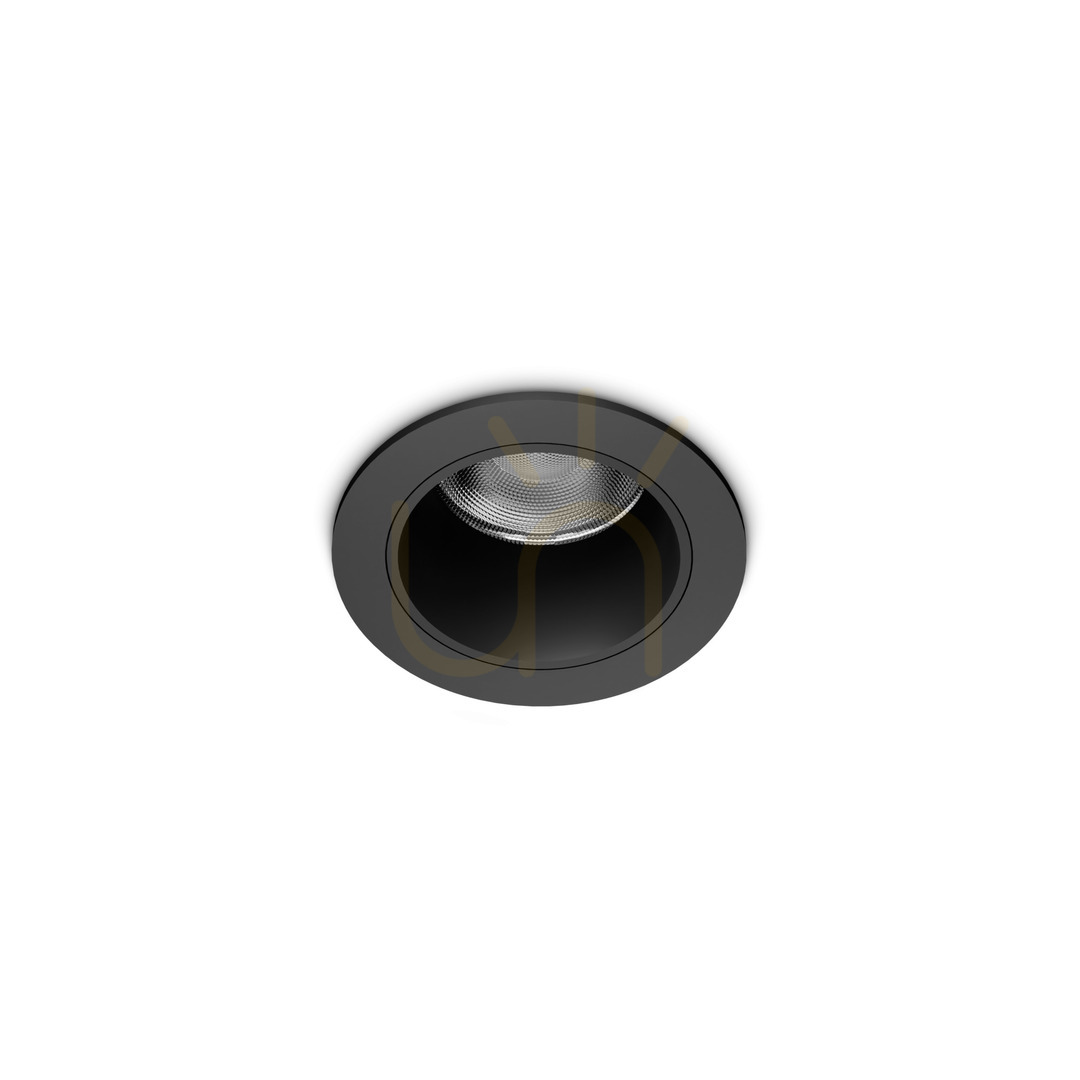 Jelölje be Süllyesztett lámpatest Ideallux QUARK fekete 9W 3000K LED 322889 Süllyesztett lámpatest Ideallux QUARK fekete 9W 3000K LED 322889