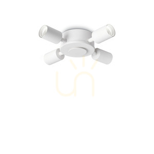 Plafon lámpa Ideallux SET UP MPL4 fehér 4xE27 31 cm 320373 small 0