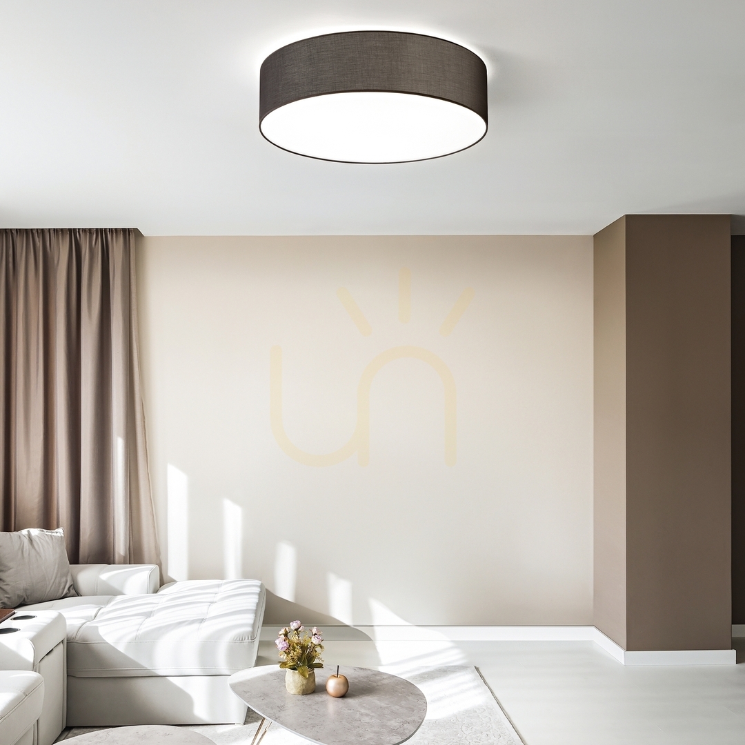 Előnézet Lámpabúra Ideallux SET UP Slim 346045 tortora szövet D70xH18 cm Lámpabúra Ideallux SET UP Slim 346045 tortora szövet D70xH18 cm