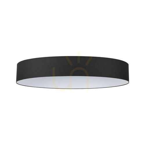 Jelölje be Lámpabúra Ideallux SET UP Ultra Slim fekete szövet D90 H9 cm 339313
