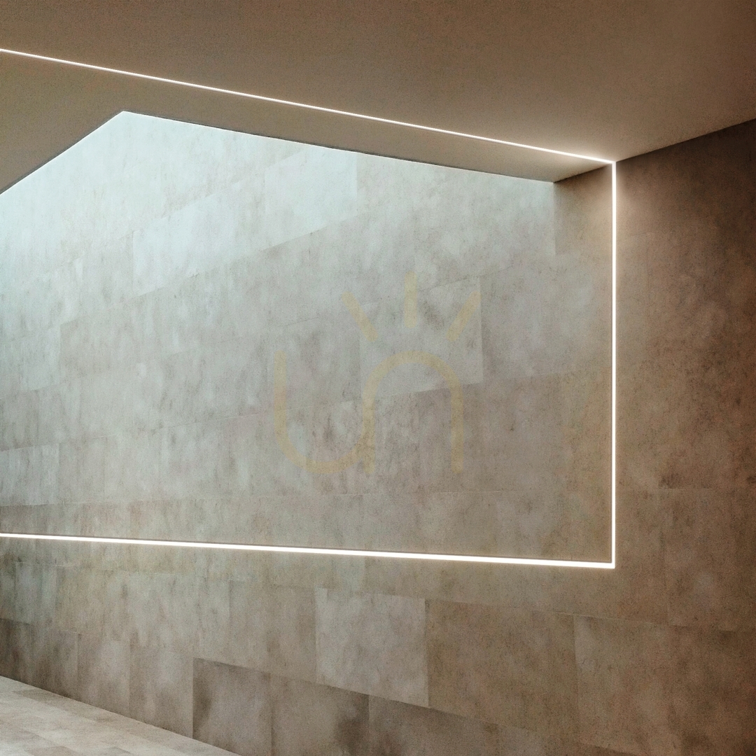 Kilátás LED profil Ideallux SLOT REC Trim fehér 300 cm alumínium 346229 LED profil Ideallux SLOT REC Trim fehér 300 cm alumínium 346229