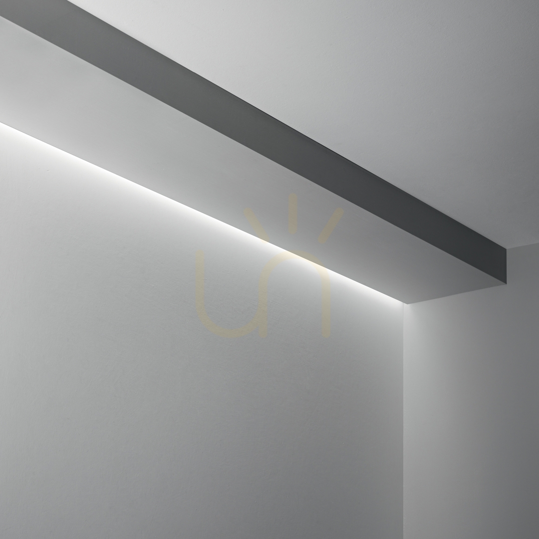 Kilátás LED sínprofil Ideallux SLOT trimless alumínium 200 cm 339788 LED sínprofil Ideallux SLOT trimless alumínium 200 cm 339788