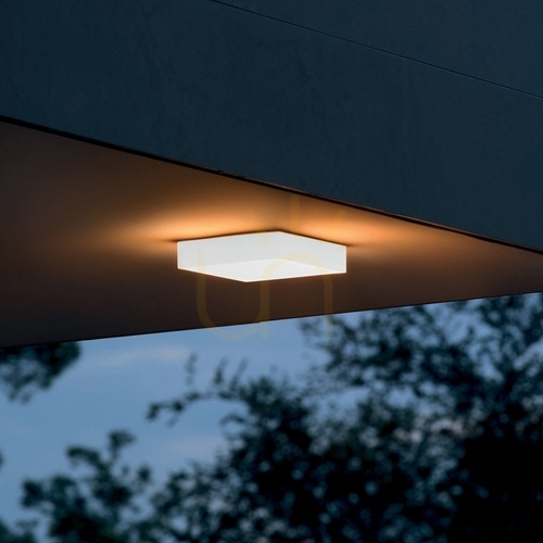 Jelölje be Kültéri mennyezeti lámpa Ideallux SNOW fehér LED 18W 4000K 25 cm 326245