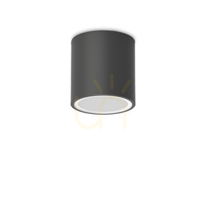 Kültéri mennyezeti lámpa Ideallux Techo PL1 Round D09 fekete GU10 318141 2 Kültéri mennyezeti lámpa Ideallux Techo PL1 Round D09 fekete GU10 318141 small 2