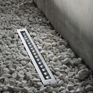 Süllyesztett lámpatest Ideallux THOR 351285 LED 19W 3000K fekete 52,1 cm small 1