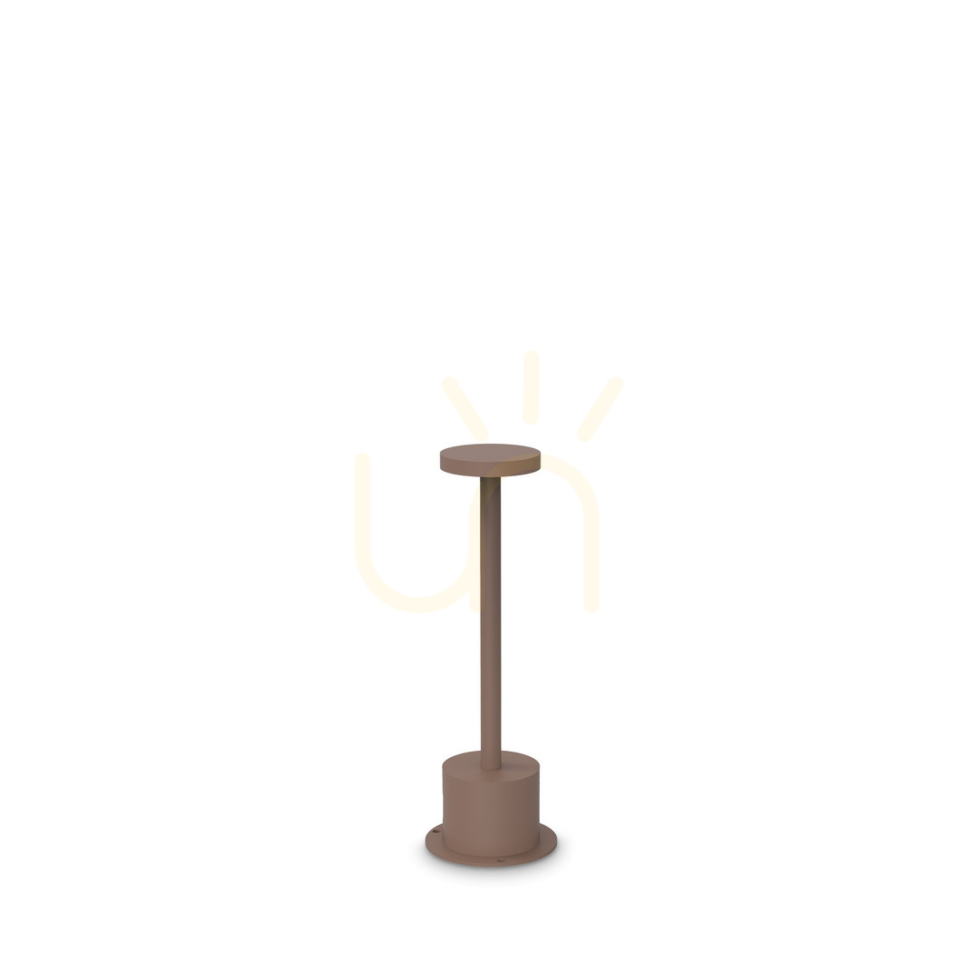 Jelölje be Kültéri állólámpa Ideallux TOFFEE barna LED 8W 25 cm 347752 Kültéri állólámpa Ideallux TOFFEE barna LED 8W 25 cm 347752